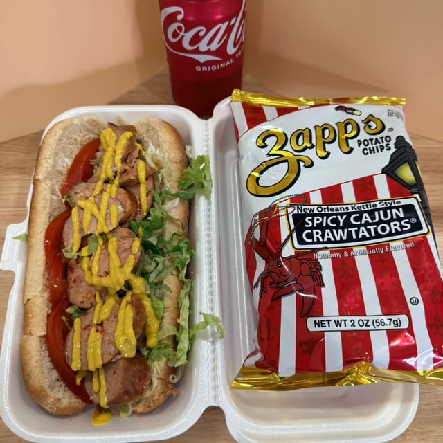 Manda Sausage Hoagie.