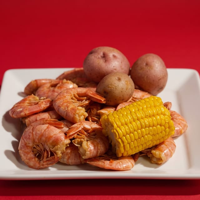 Boiled Royal Red Shrimp Special.