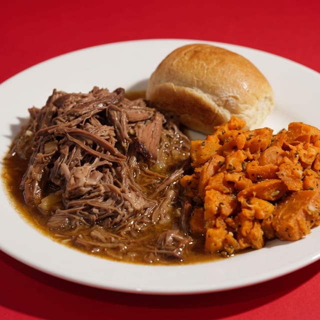Pot Roast and Rice.